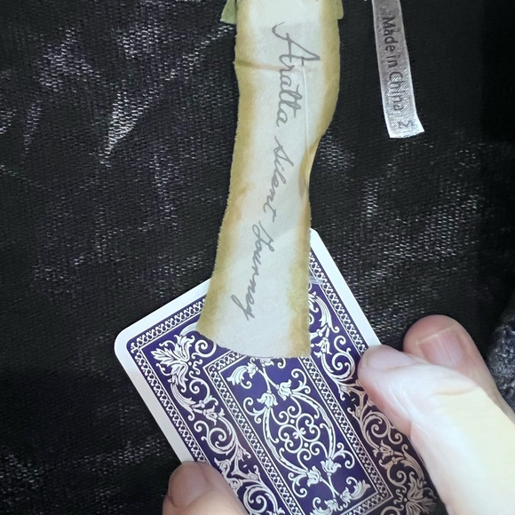 ARATTA Silent Journey Vintage Style Black French terry embellished Jacket NWT - Picture 7 of 16